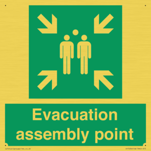 Evacuation assembly point